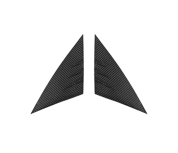 Real Dry Carbon Fiber A - Pillar Accent Overlays for Model 3 / Y - Tesery Official Store