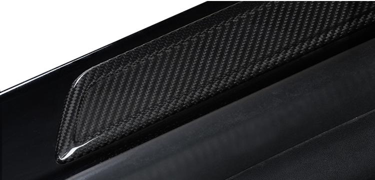 Real Dry Carbon Fiber Door Sill Strip Overlay for Model 3/Y - Tesery Official Store