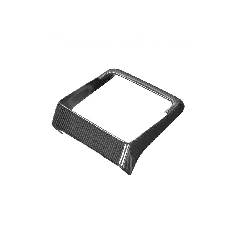 Real Dry Carbon Fiber Rear Screen Trim Frame Overlay for Model 3 Highland & New Model Y - Tesery Official Store