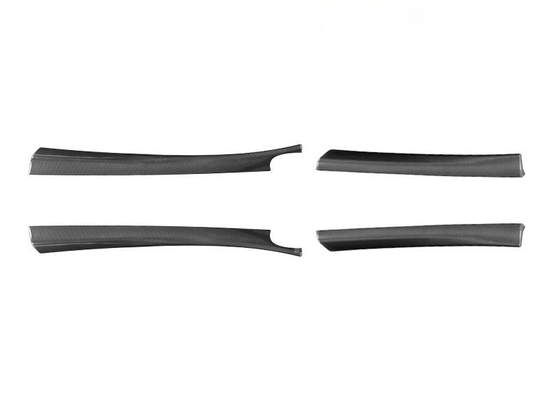 Real Dry Carbon Fiber Upper Door Trim Panel Overlay for Model 3 Highland & New Model Y - Tesery Official Store