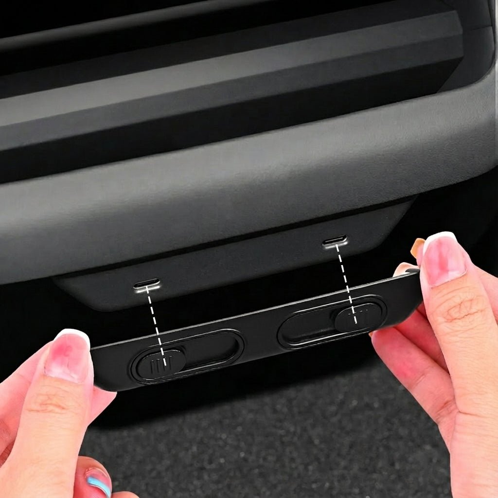 Rear USB Charging Port Sliding Protector for ModelY Juniper&Model3 Highland - Tesery Official Store