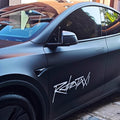 Reflective Robotaxi Decal | Tesla Body & Window Waterproof PVC Sticker - Tesery Official Store