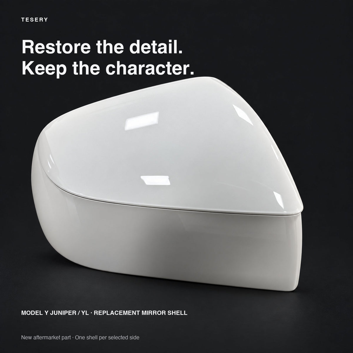 Replacement Mirror Cover for Tesla Model Y Juniper & Model YL - Tesery Official Store