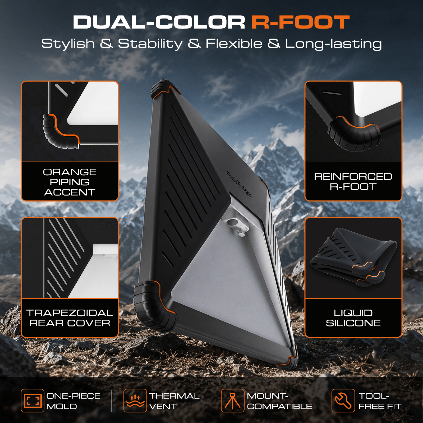 RovEdge R - Foot Armor Case for Starlink Mini | Anti - Drop Protection & IP65 - Tesery Official Store