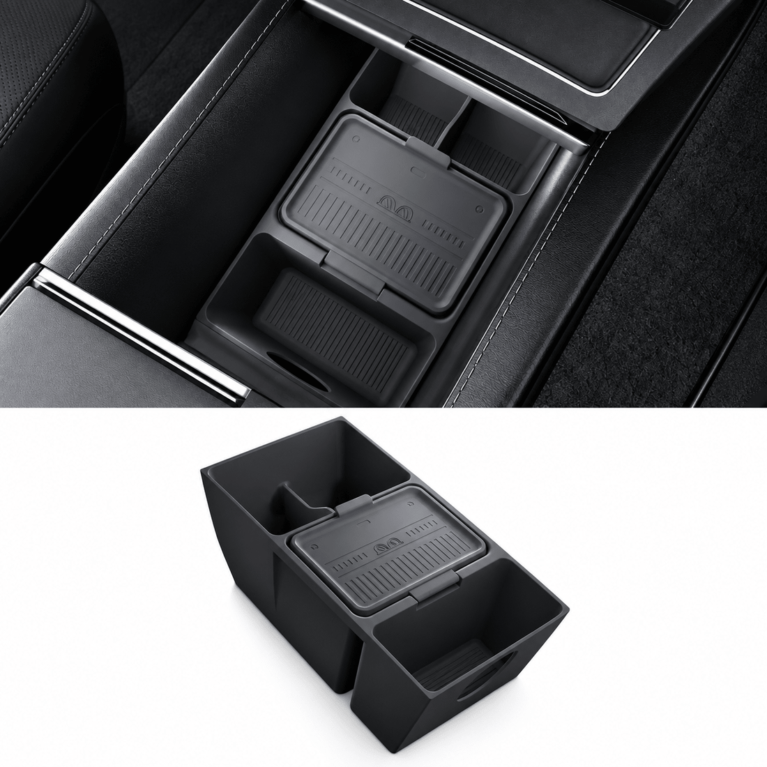 Silicone Center Console Storage Organizer for Model Y Juniper 2025+ - Tesery Official Store