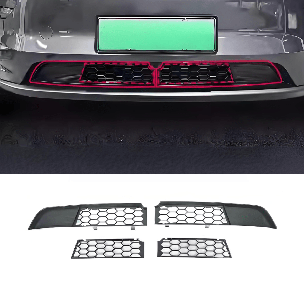 Split Insect Net Front Bumper Grill for Model Y Juniper - Tesery Official Store