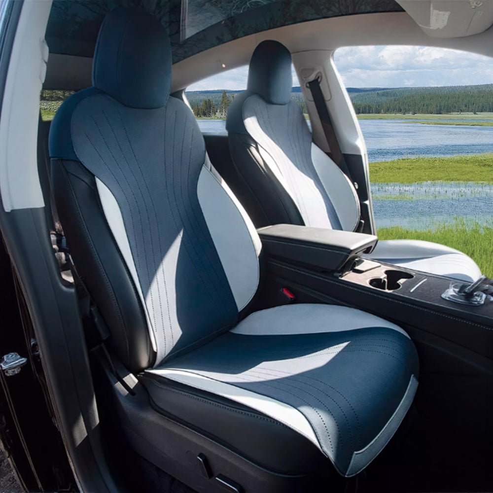 Suede Seat Covers for Tesla Model 3 & Model Y - Tesery Official Store