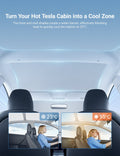 Summer Comfort Pack: Roof & Windshield Shades for Model 3 Highland - Tesery Official Store