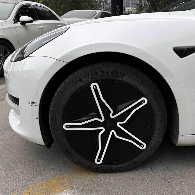 TESERY 18″ 19″ Starfish Style Hubcap for Tesla Model 3/Y (4PCS) - Tesery Official Store