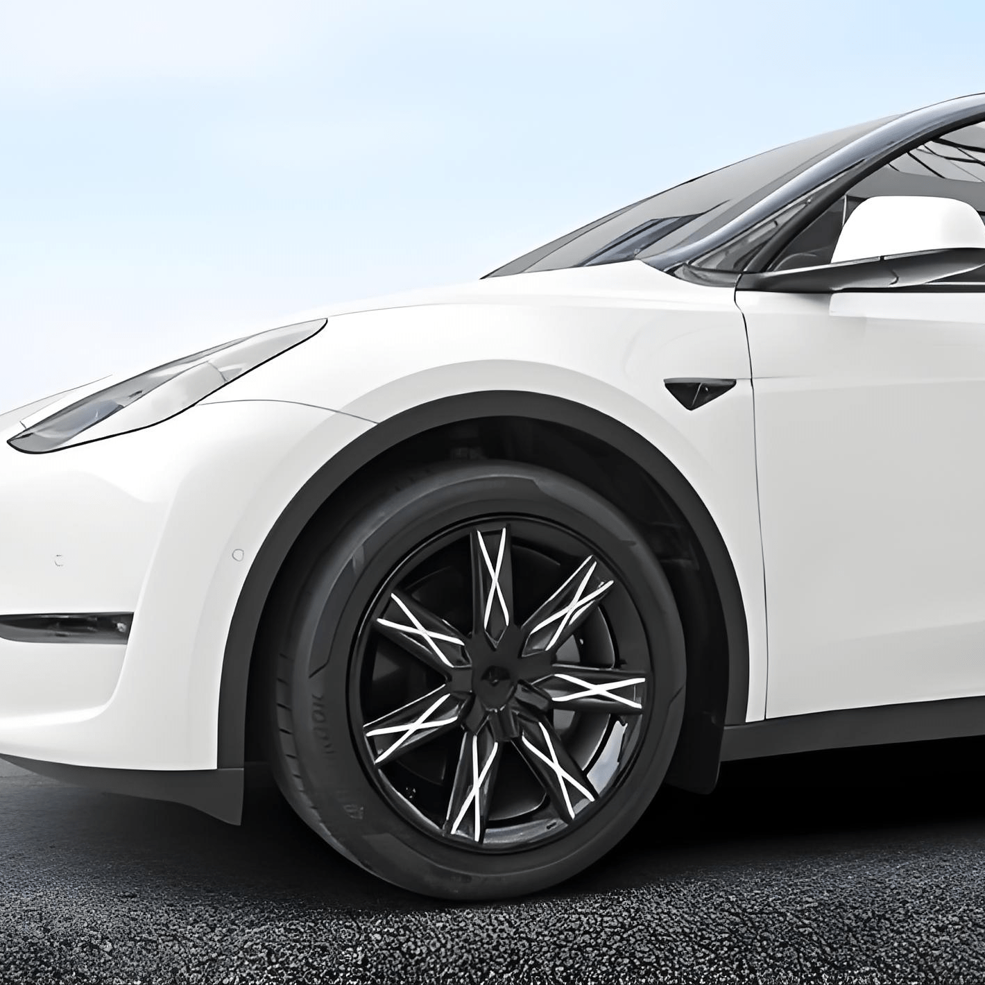 TESERY 19″ Double Star Wheel Cover for Tesla Model Y - Tesery Official Store