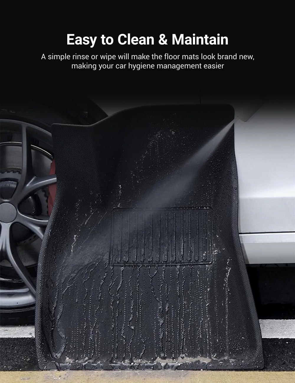 TESERY All Weather 3D Floor Mats for Tesla Model Y & Model 3 Highland - Tesery Official Store