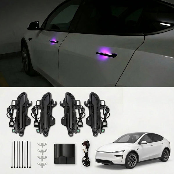 Tesery Automatic Door Handles for Model Y Juniper / Model 3 Highland | Wireless OTA & RGB LED (AMD) - Tesery Official Store