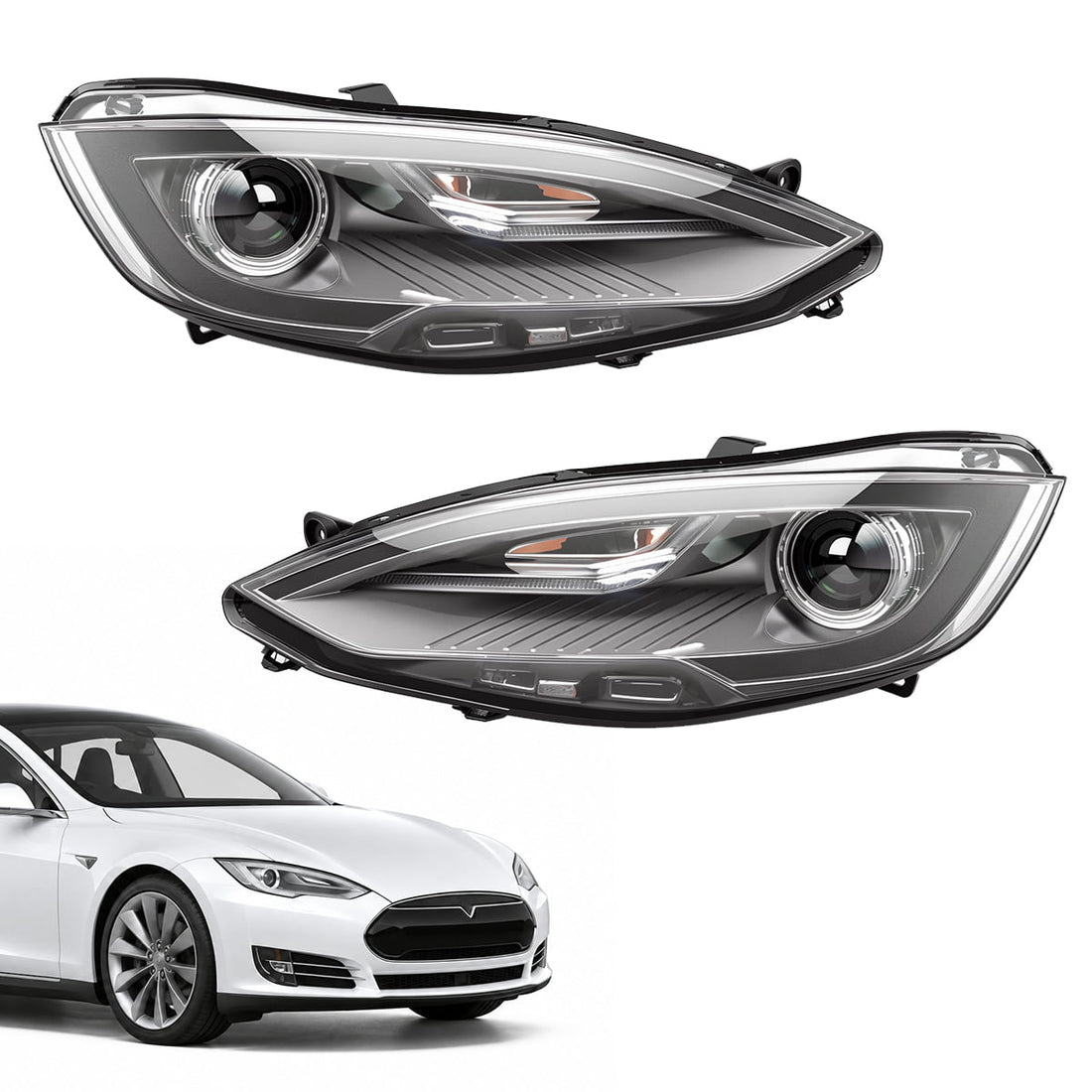 TESERY Bi-Xenon HID Headlight Replacement for Model S (12-15) - Tesery Official Store