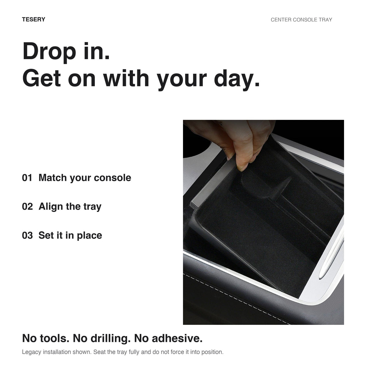 TESERY Center Console Tray for Model 3 & Model Y & Model YL - Tesery Official Store