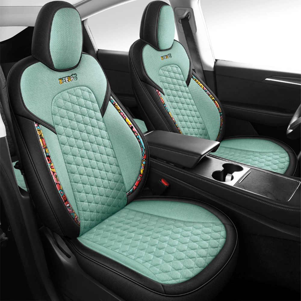 TESERY Cotton - Linen Seat Covers for Tesla Model 3 - Tesery Official Store