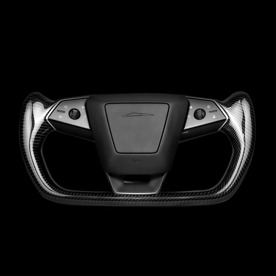TESERY Cybertruck Carbon Fiber Yoke Steering Wheel - Tesery Official Store