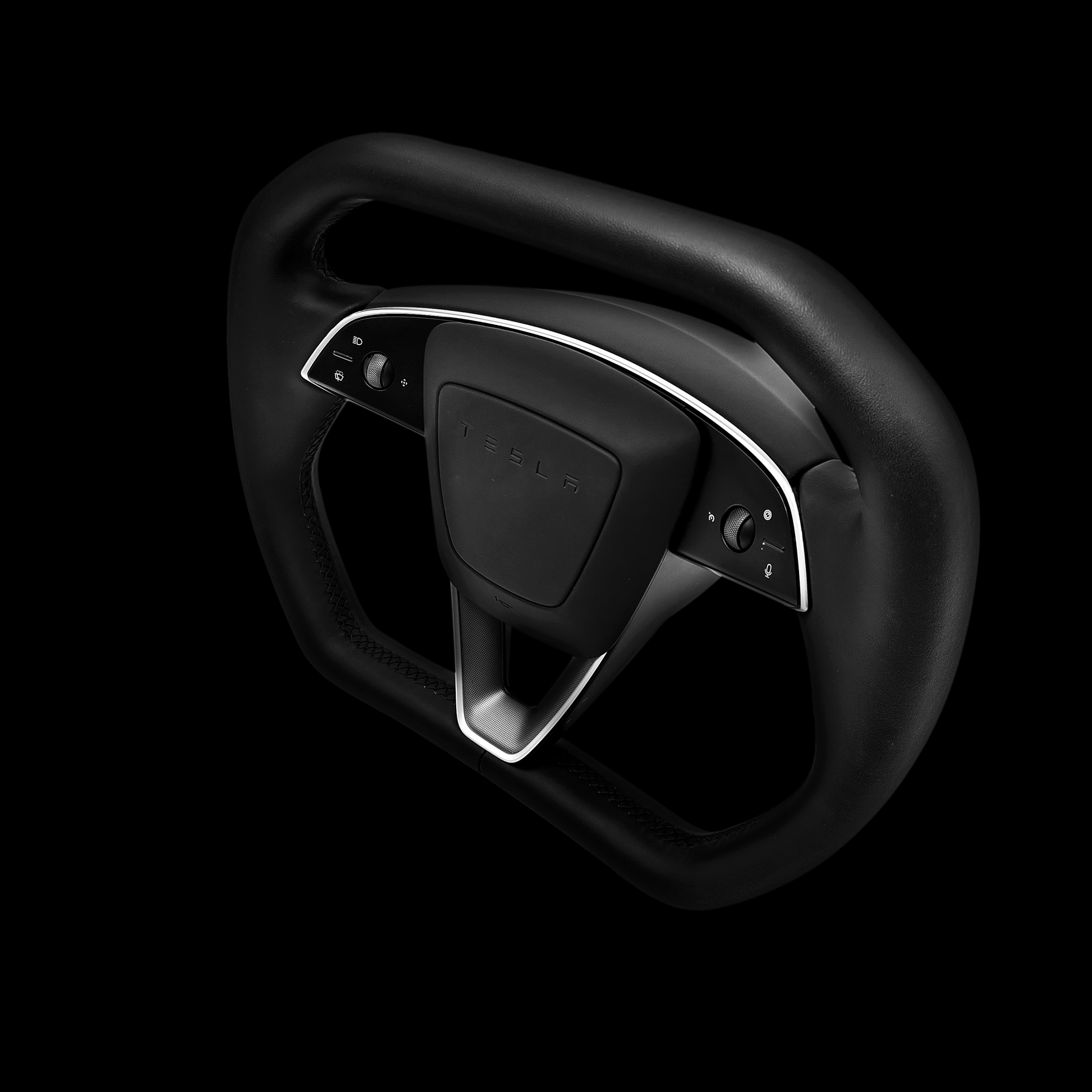 TESERY Cybertruck Style Steering Wheel for Model Y Juniper & Model 3 Highland - Tesery Official Store