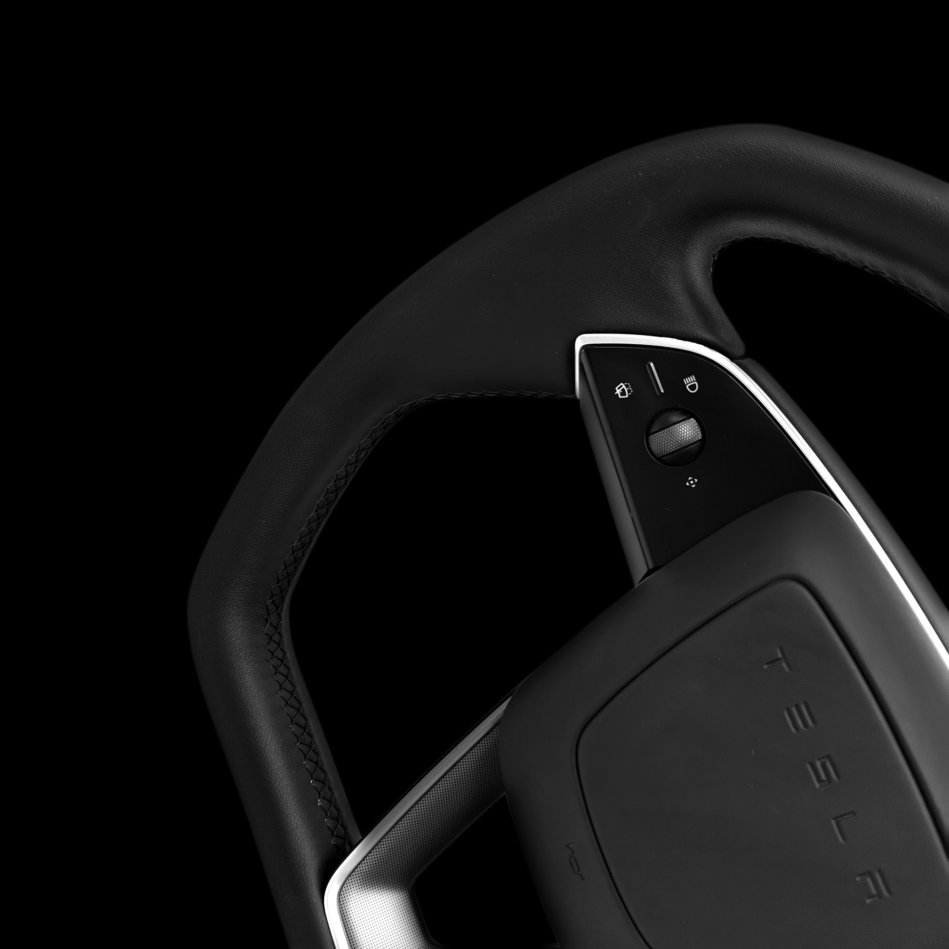 TESERY Cybertruck Style Steering Wheel for Model Y Juniper & Model 3 Highland - Tesery Official Store