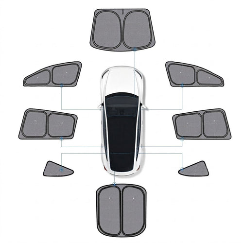 TESERY Full Car Sun Shade Set for Tesla Model YL 2026+ - Tesery Official Store