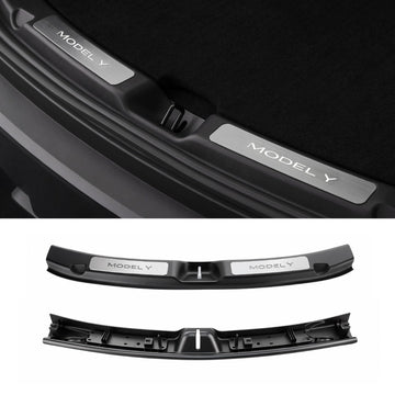 TESERY LED Illuminated Welcome Pedal Trunk Sill Protector for Model Y Juniper - Tesery Official Store