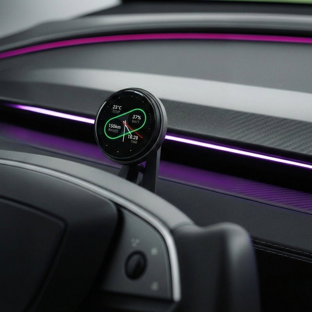 Tesery MagLink HUD - OLED Magnetic Dashboard Display for Model Y Juniper / Model 3 Highland - Tesery Official Store