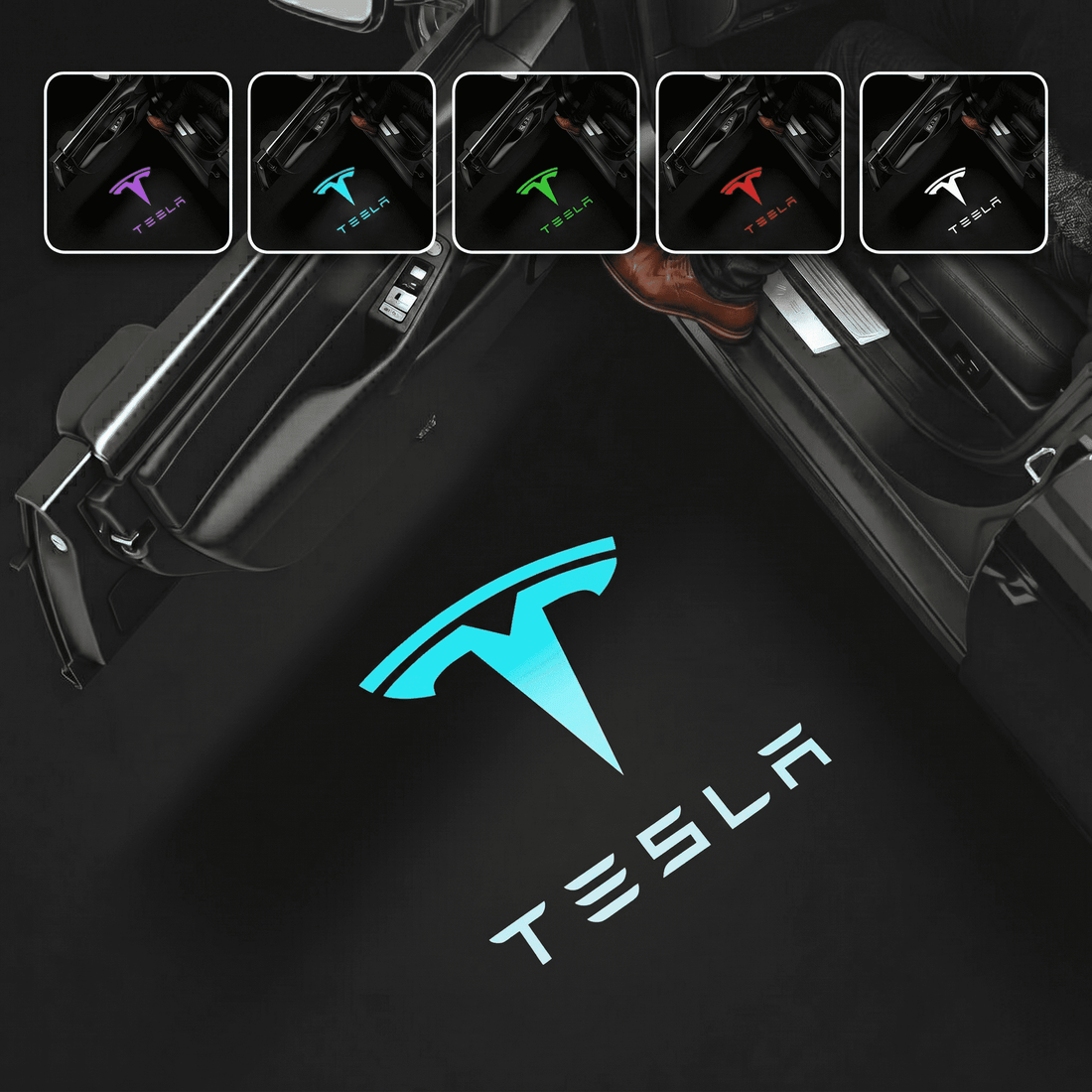 TESERY RGB 64 - Color Puddle Lights for Model 3/Y/S/X | App Controlled - Tesery Official Store