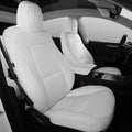 TESERY Seat Covers for Tesla Model 3 Highland / Model Y - White