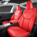 TESERY Seat Covers for Tesla Model 3 Highland / Model Y - Red