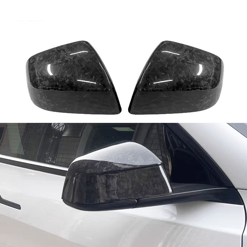 TESERY Side Mirror Cover for Tesla Model Y ( Inspired By Model Y Juniper Style ) - Carbon Fiber Exterior Mods - Tesery Official Store
