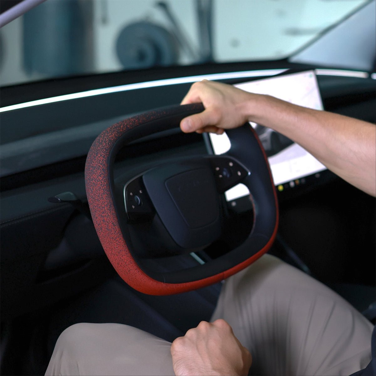 TESERY Starlink 4.0 Cyber Yoke Steering Wheel for Model 3 Highland - Tesery Official Store