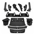 TESERY interior protection kit for Tesla Model Y Juniper with sill guards, console mats, seat rail guards and trunk accessories.