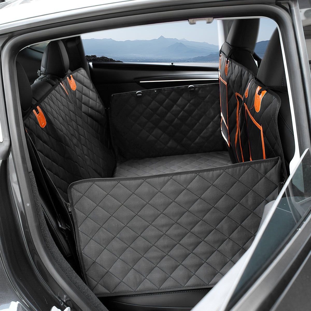 TESERY Upgraded Dog Seat Cover for Model Y | Waterproof | Mesh Window - Tesery Official Store