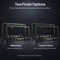 Tesla Logo Aluminum Alloy License Plate Frames – 2 Pack, US Standard - Tesery Official Store