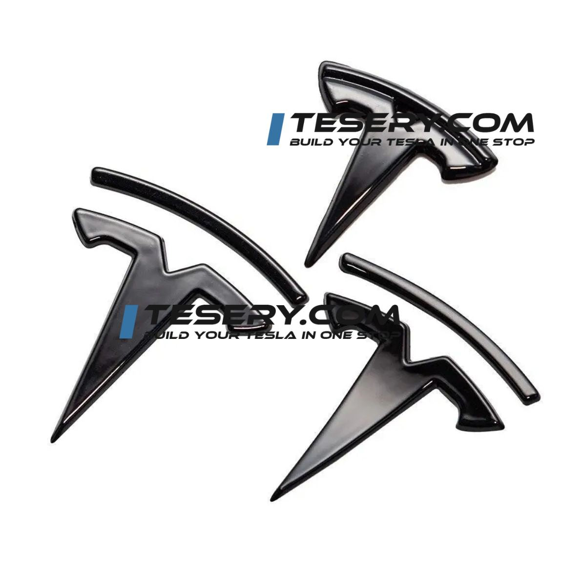 Tesla Logo "T" Emblem for Model 3 / Y (Set of 3) - Tesery Official Store