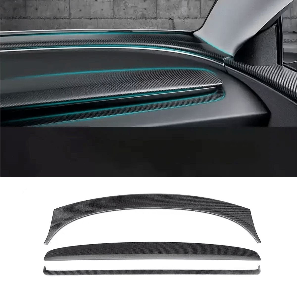 Tesla Model Y Juniper Full Interior Carbon Fiber Kit Overlay - Tesery Official Store