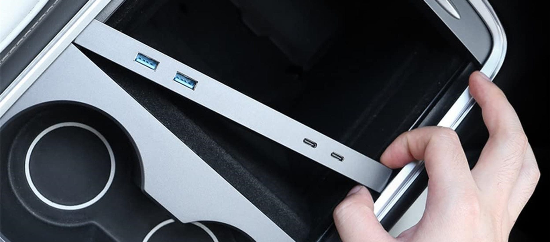 USB & Type-C Ports for Tesla Model 3 & Model Y