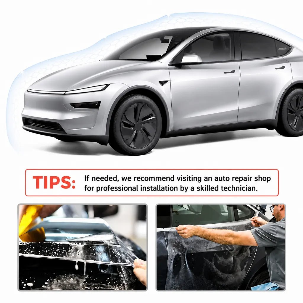 TPU Full Car Paint Protection Film (PPF) for Tesla Model 3 & Y - Tesery Official Store