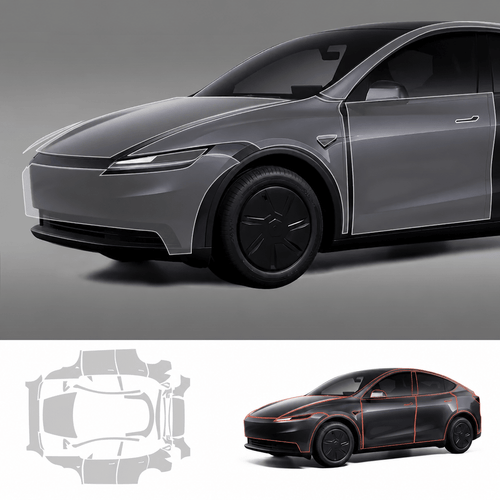 TPU Full Car Paint Protection Film (PPF) for Tesla Model Y Standard 2025+ - Tesery Official Store