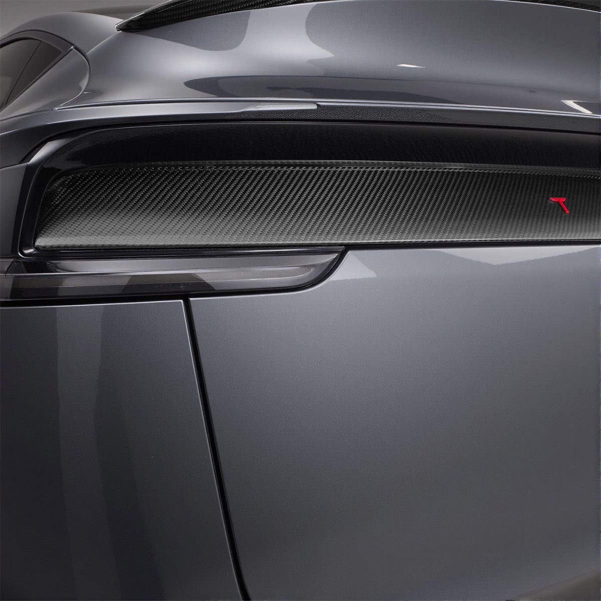 Trunk Tailgate Applique for Tesla Model Y Juniper - Real Dry Molded Carbon Fiber - Tesery Official Store