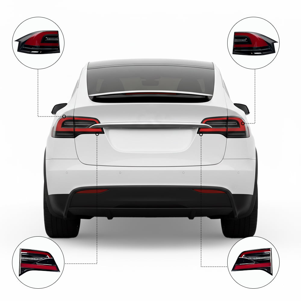 Turn Brake Lamp & Inner Tail Light Replacement for Model X (16 - 20) - Tesery Official Store