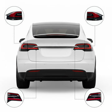 Turn Brake Lamp & Inner Tail Light Replacement for Model X (16 - 20) - Tesery Official Store