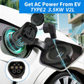 Type 2 V2L Discharger Adapter | Vehicle - To - Load - Tesery Official Store