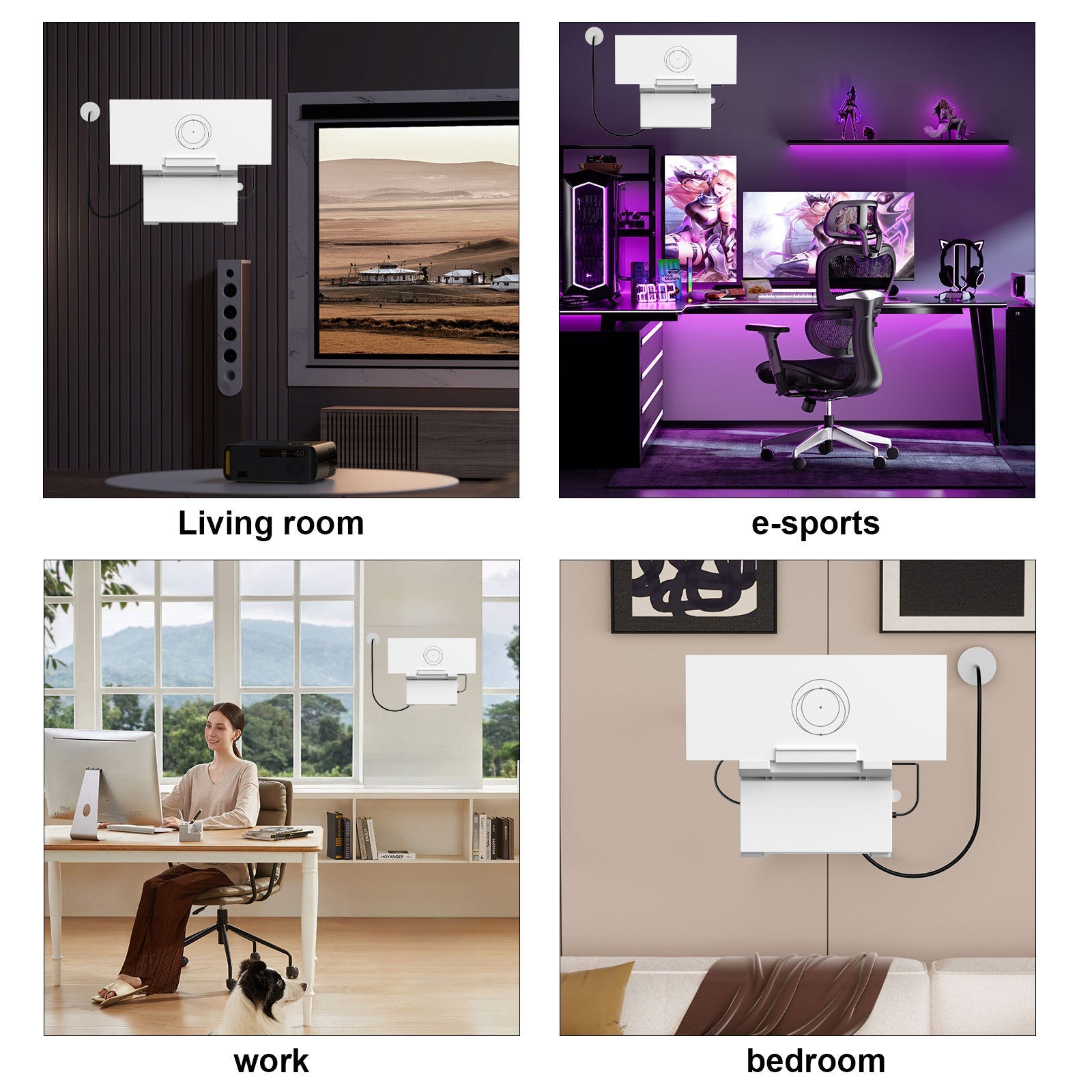 Wall Mount Kit for Starlink Gen 3 Router & Power Adapter - Tesery Official Store