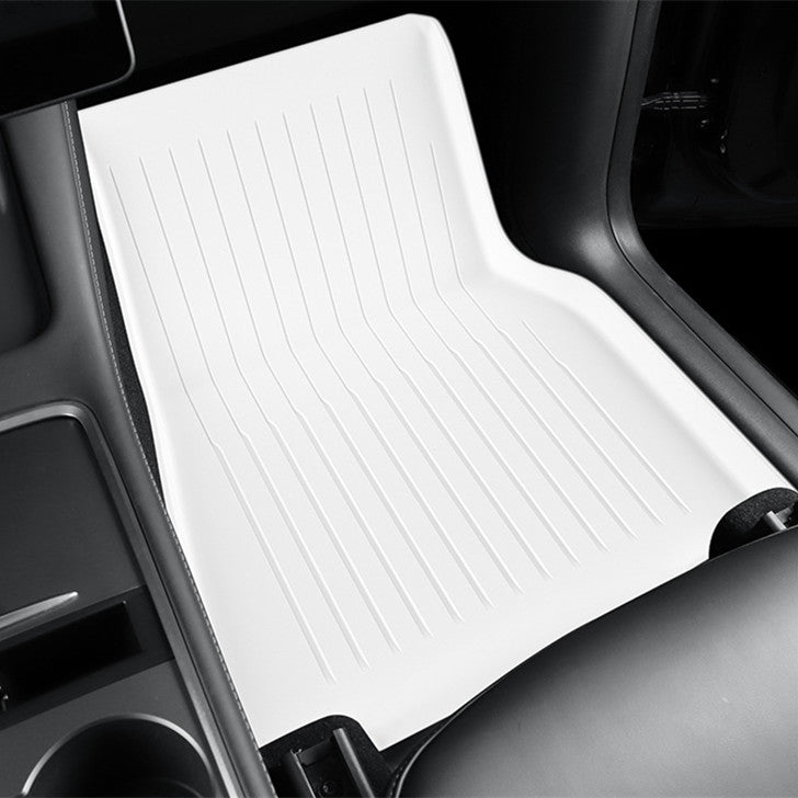 White TPE Floor Mats for Model 3 & Model Y - Tesery Official Store