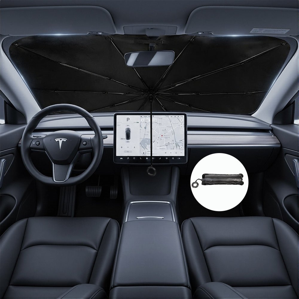 Windshield Sun Shade Umbrella for Tesla Model 3/Y/S/X - Tesery Official Store