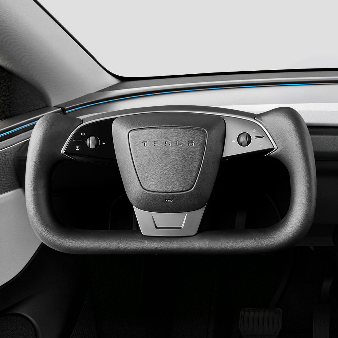 Yoke Steering Wheel for Model Y Juniper / Model 3 Highland【Inspired by Model S/X】 - Tesery Official Store