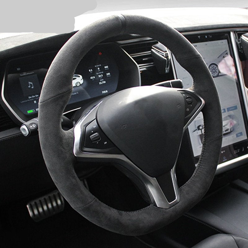 Alcantara Steering Wheel Cover for Tesla Model S / Model X - Tesery Official Store