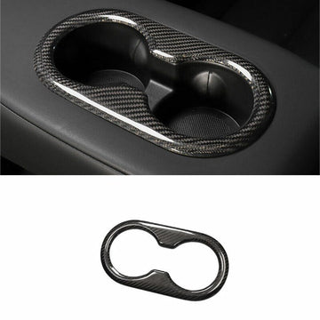 Backseat Cup Holder for Tesla Model 3 Model Y - Carbon Fiber Interior Mods - Tesery Official Store