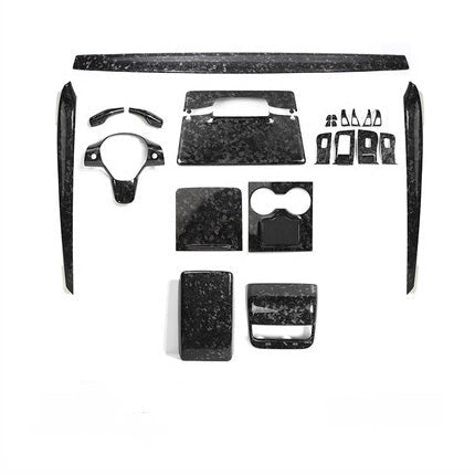 Genuine Forged Carbon Fiber Interior Mods Wrap Kit for Tesla Model 3 / Y - Tesery Official Store
