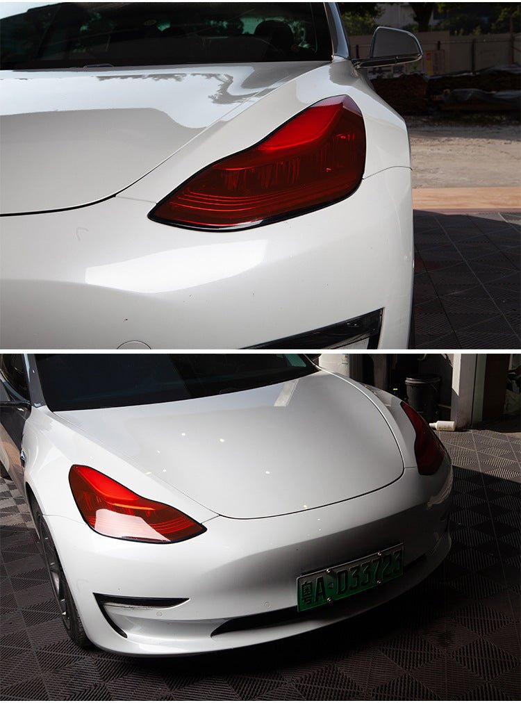 Headlight color film is for Tesla Model 3 2017-2023.10 - Tesery Official Store